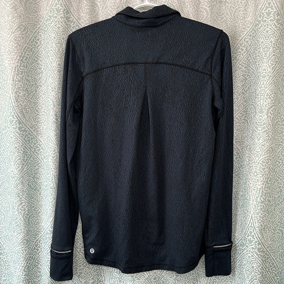 VGUC Lululemon 1/4 Quarter Zip Sz 8 Running Fleece Pull Over Sweater - Picture 6 of 8